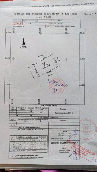 Calarasi Proprietar - Vand 2500 mp, 5 parcele cu cadastru individual,